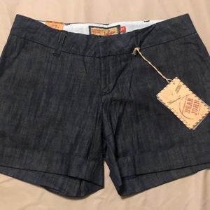 Dear John Dark Blue Shorts with cuffed hem - Size: 27 NWT